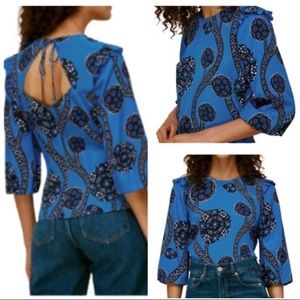 Whistles New With Tags Trailing Seedpod 100% Silk Top Size 10